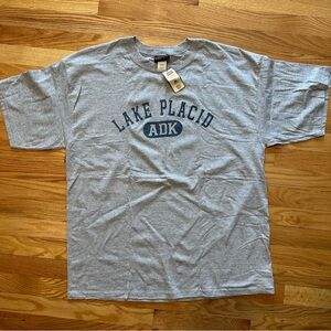 NWTS Gray Lake Placid Graphic Tee Sz XL